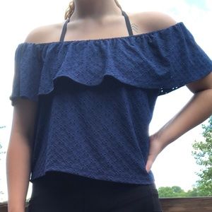 Over the shoulder top